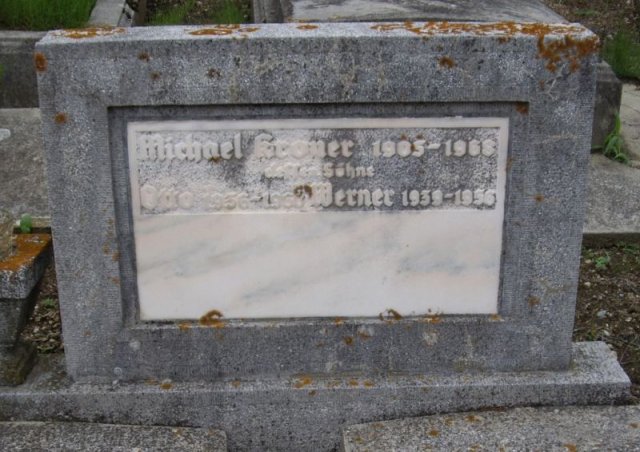 Kroner Michael 1905-1968 Grabstein